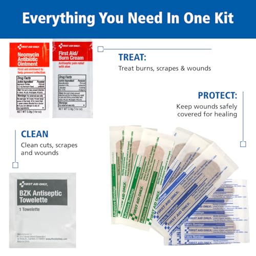 SmartCompliance 50-Person OSHA First Aid Cabinet with Medications