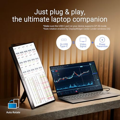 ASUS ZenScreen MB169CK 15.6 Inch 1080p Portable Monitor - style: Dual USB-C Mini HDMI
