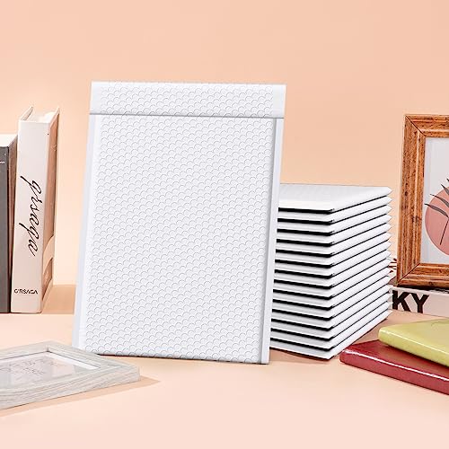 Fuxury White Bubble Mailers 10.5x16 Inch 25 Pack Self Seal Padded Envelopes - color: White, size: 10.5x16" 25PC