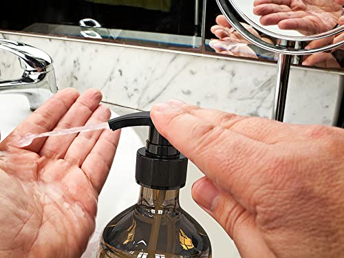 2 PCS 10 OZ Pump Bottle Plastic Pump Lotion Dispenser Empty Bottles - size: 10 Ounce (Pack of 2)