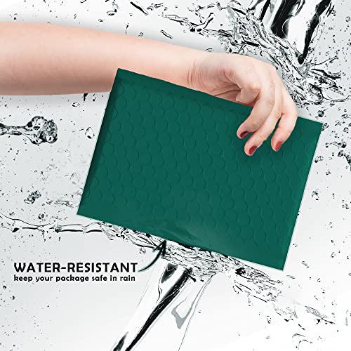 Yens Green Poly Bubble Mailers 4x8 50 Pack Usable 4x7 - color: Green, size: 4" x 8"