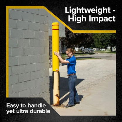 6" Diameter Safety Bollard Cover for 5.5" Dia. Bollards, Guardian - size: 6 inches wide