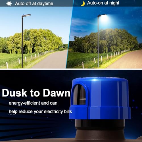 ledmo 300W LED Parking Lot Light with Dusk to Dawn Photocell 36000LM 5000K - size: Big/300/Slip Fitter