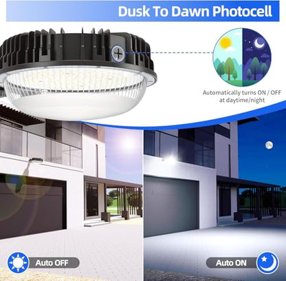 150W LED Barn Light 22500LM with Dusk to Dawn Photocell, 5000K Daylight Yard Area Light, IP65 Waterproof, AC100-277V for Security/Farmhouse/Garage - color: 150 Watt-5000K