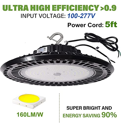 240W LED UFO High Bay Light, 38,400 Lumens, 4000K/5000K/5700K Selectable - color: 240W, size: 100-277V