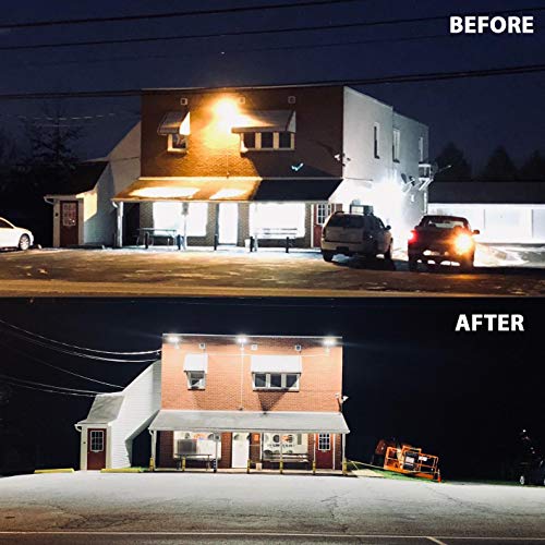 ledmo 300W LED Parking Lot Lights, 36000LM Commercial Dusk-to-Dawn Light - size: Big/300/Wall Mount
