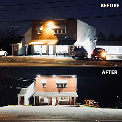 ledmo 300W LED Parking Lot Lights, 36000LM Commercial Dusk-to-Dawn Light - size: Big/300/Wall Mount