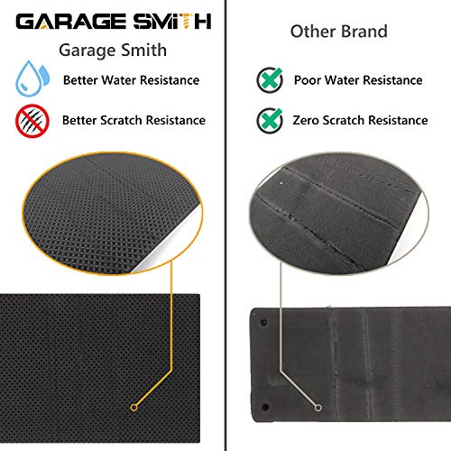 AMPULLA GWP02S Garage Wall Protector Car Door Protectors, Designed in Germany (2, Black) - color: Black