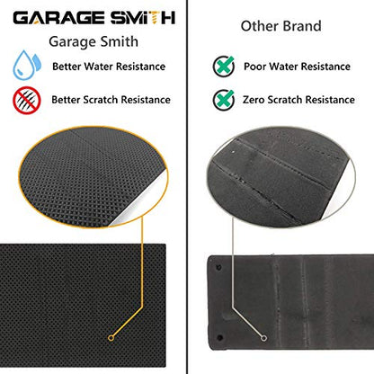 AMPULLA GWP02S Garage Wall Protector Car Door Protectors, Designed in Germany (2, Black) - color: Black