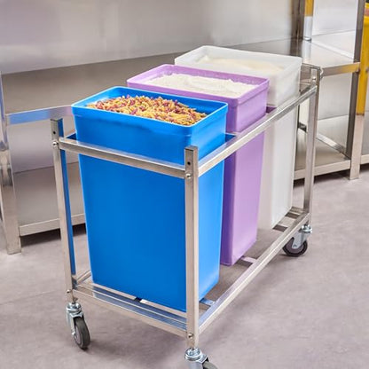Restaurantware 10 gal Blue Plastic Cup Ingredient Bin - color: Blue