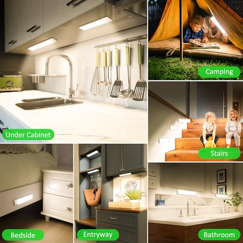 Motion Sensor Under Cabinet Lights, 2-Pack, Neutral White, 8 inch - color: Neutral White, size: 8 inch