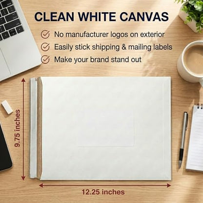 BOX USA Rigid Mailers 9" x 12" (100-Pack) - Cardboard Mailer Envelopes for Photos, Documents, Prints - Stay Flat - size: 9" x 12" (100-Pack)
