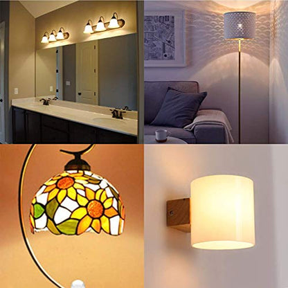 T20 Dimmable LED Tubular Bulbs, 2W (25W Eq), E12, 2700K, 4-Pack