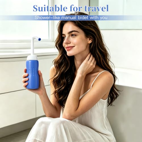 Portable Peri Bidet, 17oz/500ml for Postpartum Moms Cleansing