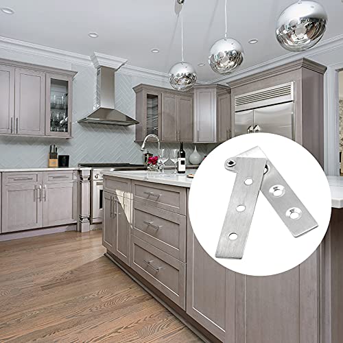 4Pcs 2.5 Inch 360 Degree Rotatable Door Pivot Hinges, Stainless Steel Hinge Door Pivot Hinge with Screws, for Windows Door Cabinet Cupboard (Pack of 2) - size: 2.5Inch (Pack of 2)