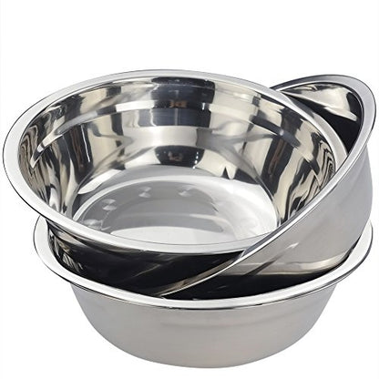 Stainless Steel Mixing Bowls, Metal Mixing Bowls Set, Set of 4