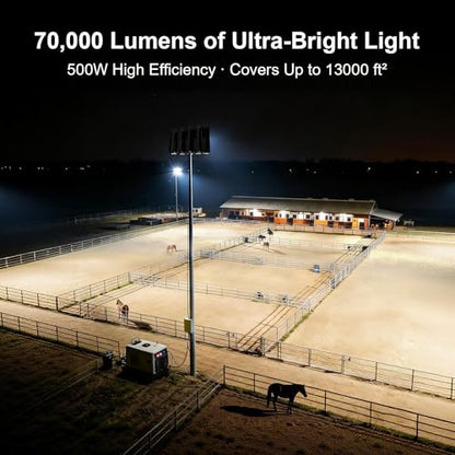 1000W LED Stadium Lights Outdoor, 2Pack 500W Arena Flood Light - size: 100W-10Pack