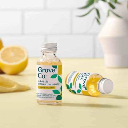 Grove Co. Tub and Tile Cleaner Concentrate, 2 x 1 fl oz Refills - size: 1 Fl Oz (Pack of 2)