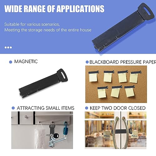 2 Pack Hook Security Magnetic Tool Key for Wall (2Pack) - color: 2Pack Black