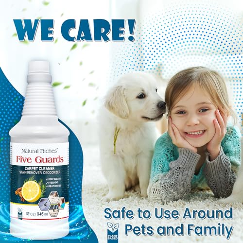 Natural Riches Upholstery Carpet Cleaner Shampoo 32 Fl Oz Machine Formula