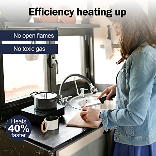 500W Mini Portable Induction Cooktop for Moka Pot & Small Cookware - style: Mini Portable Induction Cooktop 500W/110V