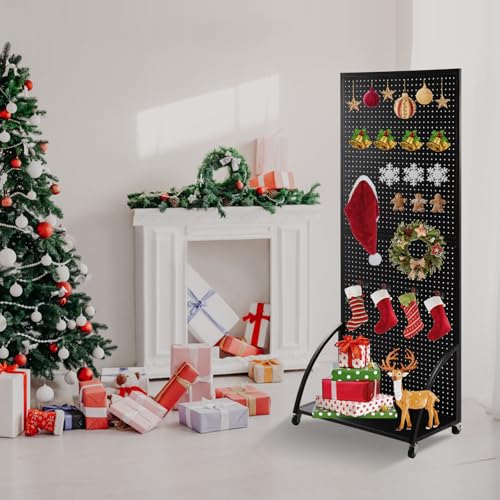 Eastern Tree 30 Packs 6" Metal Pegboard Hooks, Standard Peg Board Hooks is Fit to Standing Pegboard Display and Pegboard Panels - size: 6-Inch Hooks