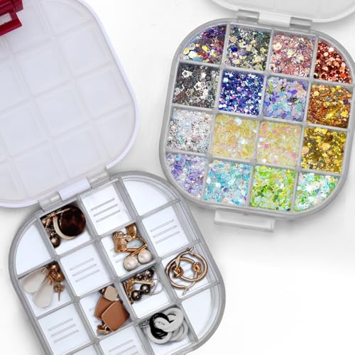 Transon Paint Saver Storage Palette Box 16well Portable Airtight Moisturizing White - color: White