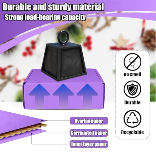 Small Shipping Boxes, 50 Pack Cardboard Box Corrugated Mailer Boxes Small Corrugated Boxes For Shipping Packaging Craft Gifts Giving Products, 6 x 4 x 1.6 Inches (Purple) - color: Purple