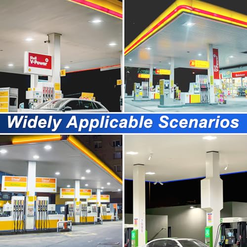 150W LED Gas Station Canopy Light (1-Pack), 21000LM 5700K, Surface Mount - size: 1-Pack