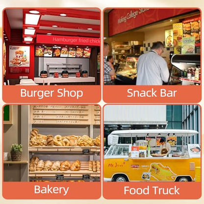 Hakka Commercial Burger Machine, Vertical 2000W Chain Type Automatic Unlimited Electric Bun Toaster for Fast Food Restaurant Grilling Browning EGO 1400 Slices/Hour