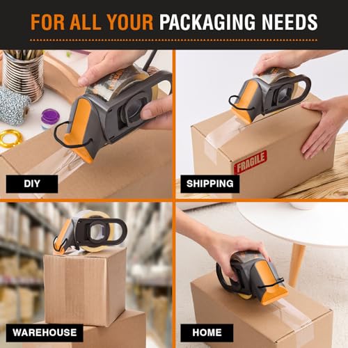 All-Purpose Clear Packing Tape (6 Rolls) - 48mm x 50m Per Roll - style: AP Tape – 6 Pack