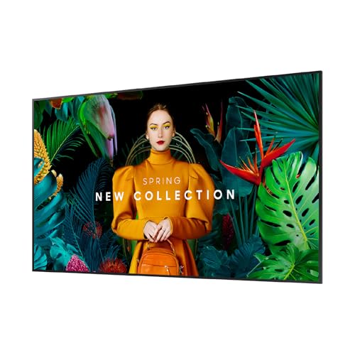 Samsung QHC LFD 65” Display, QH65C, UHD Signage, 28.5 mm Depth, Dynamic Crystal Color, Quantum Processor Lite 4K, SmartView+, Smart Calibration, LH65QHCEBGCXGO, 2023 - size: 65-inch