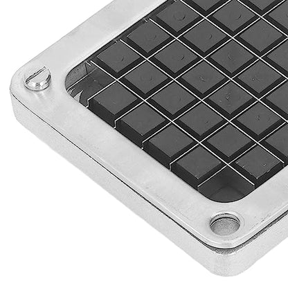 Dicer, Tomato Dicer Commercial Vegetable Chopper Commercial French Fry Cutter Stainless Steel Manual Potato Cutting Machine for Cucumber Eggplant Carrot (12mm)