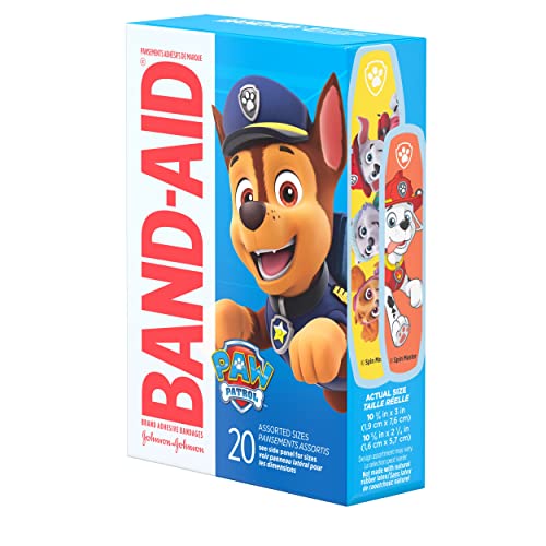 Band-Aid Adhesive Bandages, 20 ct (Pack of 2) | Nickelodeon PAW Patrol | First Aid | Assorted - size: 20 Count (Pack of 2), style: Paw Patrol
