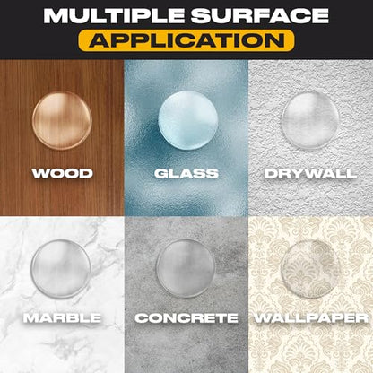 ProStoppr® Door Stoppers - X Large 5" (3 Pack) - Strong Adhesive Backing - color: Clear, size: X-Large 5"