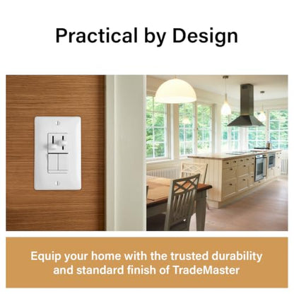 Legrand LS 300W Inc Dimmer Switch and 1.6A Fan Control Light Almond 1 Pack - color: Light Almond