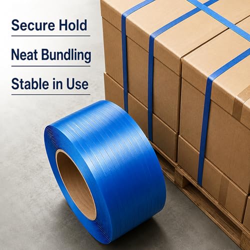 Heavy Duty Blue Polypropylene Strapping Roll 1/2" x 3300'