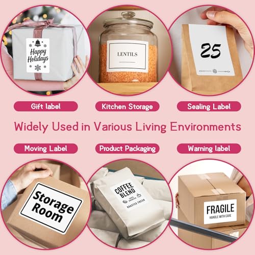 12 Rolls, 3600 Labels Replacement for DYMO 1744907 (4" x 6") - size: 4" x 6" | 1744907-12 Rolls