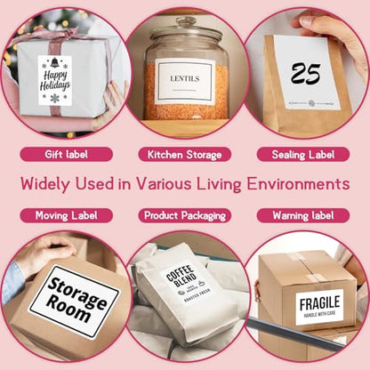 12 Rolls, 3600 Labels Replacement for DYMO 1744907 (4" x 6") - size: 4" x 6" | 1744907-12 Rolls