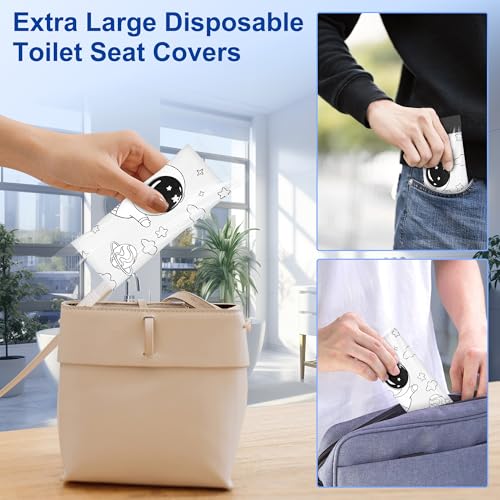 Toilet Seat Covers Disposable for Kids & Toddlers & Adult 20 Pcs