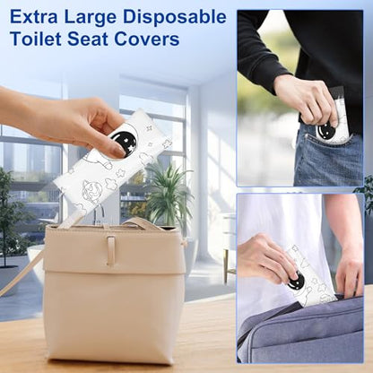 Toilet Seat Covers Disposable for Kids & Toddlers & Adult 20 Pcs