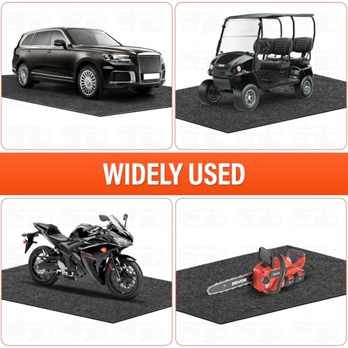 17 x 7.6FT Extra Large Garage Floor Mat, Oil Leaks Absorbent Oil Spill Mat - size: GFM-17 x 7.6FT