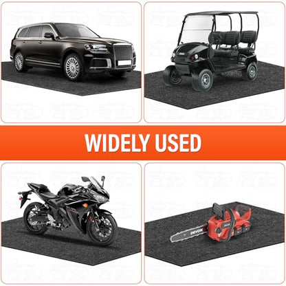 17 x 7.6FT Extra Large Garage Floor Mat, Oil Leaks Absorbent Oil Spill Mat - size: GFM-17 x 7.6FT