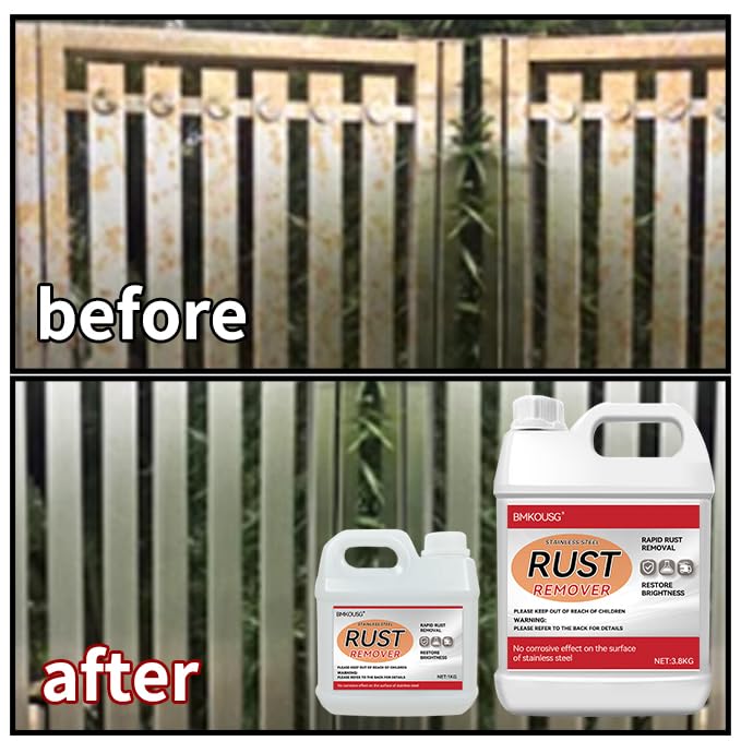 Stainless Steel Rust Stain Remover & Cleaner 2.2LB, Powerful & Safe - size: 35 Fl Oz (Pack of 1)