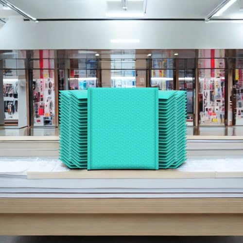 iMBAPrice 6x10 Inches Teal Color Polybubble Bag, 250-Pack Small Size #0 Self Seal Poly Bubble Mailers Padded Packing Envelopes (Total 250 Bags) - color: Teal Poly Bubble, size: 6"x10" Poly (250 Envelopes)