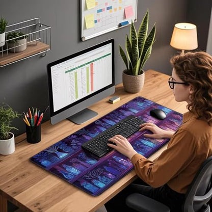 Mystical Potion Bottles Large Gaming Mouse Pad Desk Mat 31.5x15.7 - color: Mystical Potion Bottles