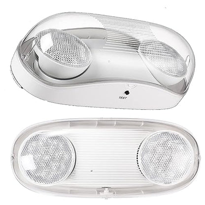 KASTLITE Wet Rated Commercial LED Emergency Light, 2-Pack Value Set - size: 2 Pack