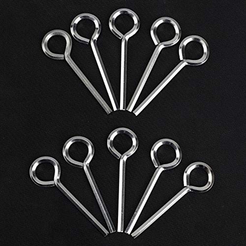 PAGOW 10 Pack 5/32" Standard Hex Dogging Key with Full Loop, Allen Wrench Door Key for Christmas Festival Party Decoration Hurricane Protection Push Bar Panic Exit Devices(0.84" x 2.78") - style: 10 Pack 5/32 inch