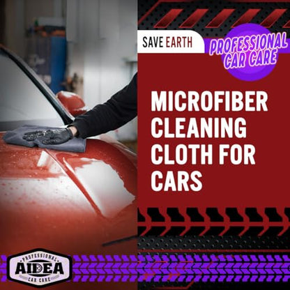 AIDEA Microfiber Cleaning Cloth Grey 50PK, Microfiber Towels, 12×12" - color: Grey, size: 50PK