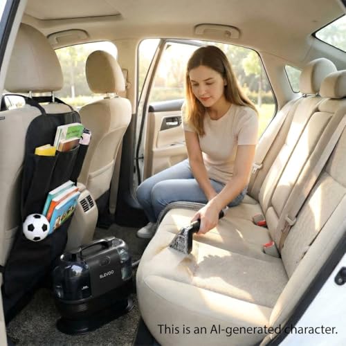 Slevoo Portable Carpet Cleaner, 500W 20Kpa Upholstery Cleaner Machine